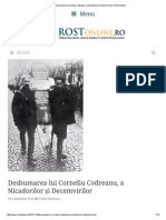 Deshumarea Lui Corneliu Codreanu, A Nicadorilor Și Decemvirilor _ Rost Online