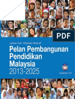 Pelan Pembangunan Pendidikan Malaysia 2013 2025 Ringkasan Eksekutif Bahasa Malaysia