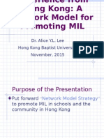 Session 5_DrAliceLee_Experience from HK - Promoting MIL 2015.ppt