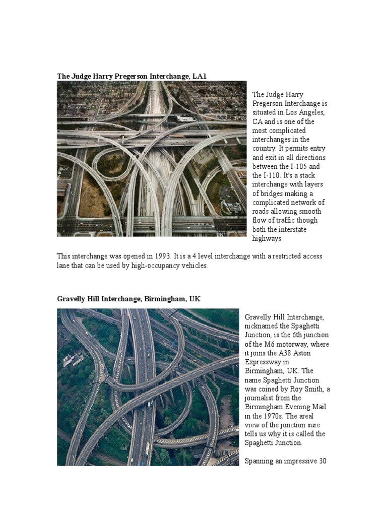 World's Most Complex Interchanges | PDF | Travel