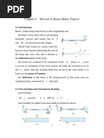 Stresses in Beam