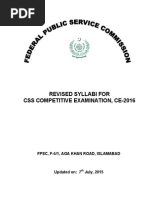 Download CSS 2016 competitve syllabus by Adnan Aqeel SN291307931 doc pdf