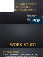 Basic of Work Study, Job Design & Work Measurement