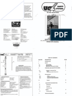 Fixng plate UCL Operators manual