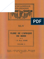 Flore de l'Afrique Du Nord (Maroc, Algérie, Tunisie, Tripolitaine, Cyrénaïque Et Sahara), Vol. 2, R. Maire (1953)