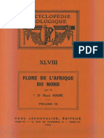 Flore de L'afrique Du Nord (Maroc, Algérie, Tunisie, Tripolitaine, Cyrénaïque Et Sahara), Vol. 3, R. Maire (1955)