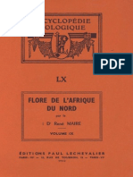 Flore de L'afrique Du Nord (Maroc, Algérie, Tunisie, Tripolitaine, Cyrénaïque Et Sahara), Vol. 9, R. Maire (1963)
