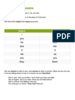 Personal Pronouns Grammar Rules