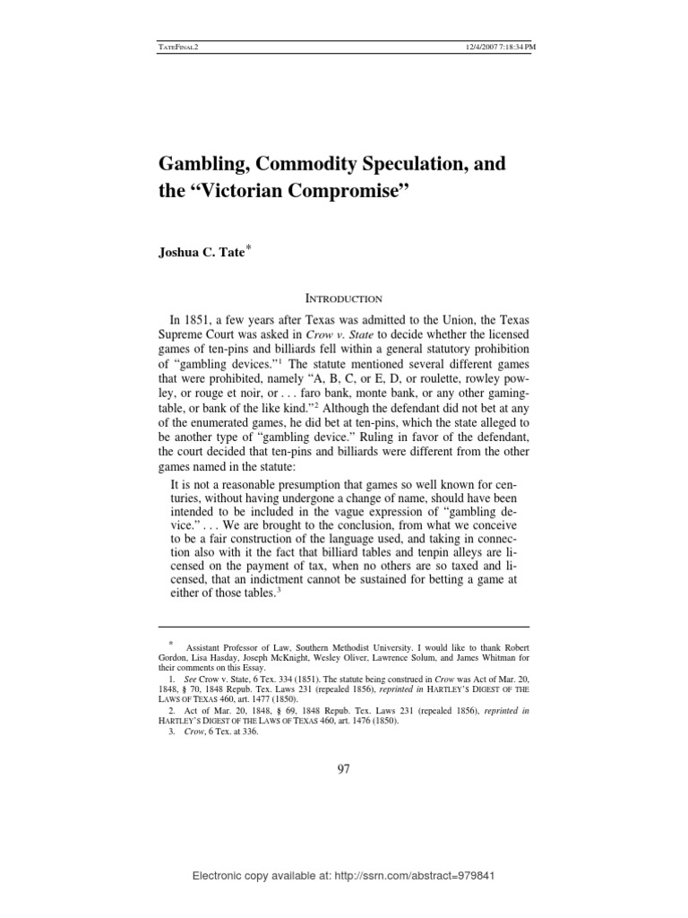 Victorian compromise characteristics picture