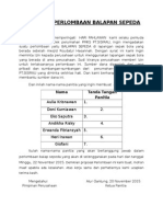 Proposal Perlombaan Balapan Sepeda