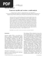 Transverse Myelitis and Vaccines - A Multi-Analysis