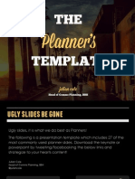 The Strategic Planners Presentation Template