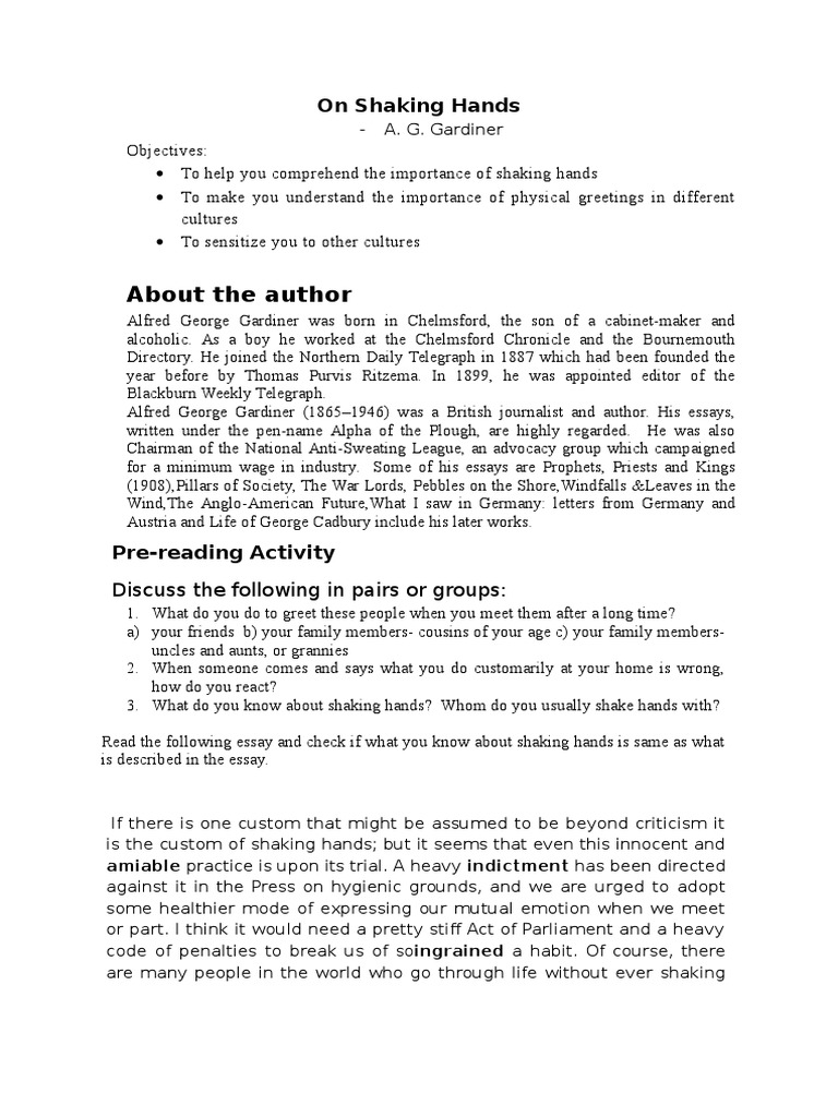 a g gardiner essays
