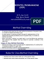 OOP Method Overriding