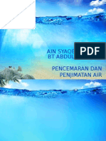 Pencemaran Dan Penjimatan Air