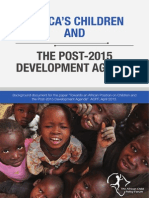 Africa's Children and The Post-2015 Development Agenda PDF