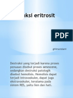 Destruksi Eritrosit