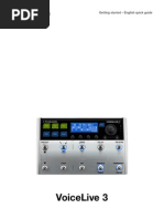 Tc-helicon Voicelive 3 Quick Guide English