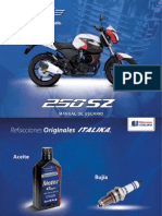 Manual de italika 250SZ