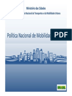 Política Nacional de Mobilidade Urbana