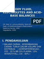 Body Fluid, Electrolytes and Acid-Base Balances