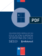 Educacion Vespertina en Chile - Sies