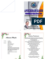 Buku Program Anugerah Kasih PK PPD Muar