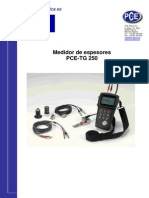 Manual Medidor Espesor Pce Tg250