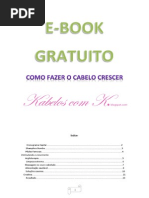Como Acelerar Crescimento Dos Cabelos - E-book Gratis