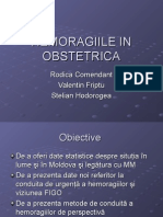 Hemoragiile in Obstetrica