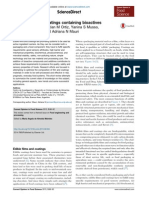 Edible Lms and Coatings Containing Bioactives