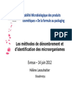 5-Méthodes Dénombrement Et Identification - H Lesouhaitier