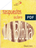 ARENS, E. - Respuestas Sobre La Biblia - San Pablo, 1995