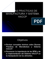 Buenas Practicas de Manufactura Sistema Haccp