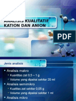 Analisis Kualitatif Kation Dan Anion