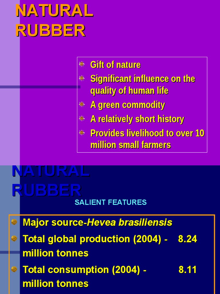 Natural Rubber: Characteristics and Uses | PDF