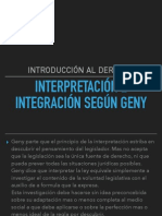 Interpretaion e Integracion Segun Grey