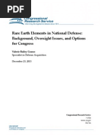Download R41744 Rare Earth Elements in National Defense Background Oversight Issues and Options for Congress  by ThinkingPinoy SN291389451 doc pdf