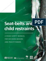seat-belt and child restraints