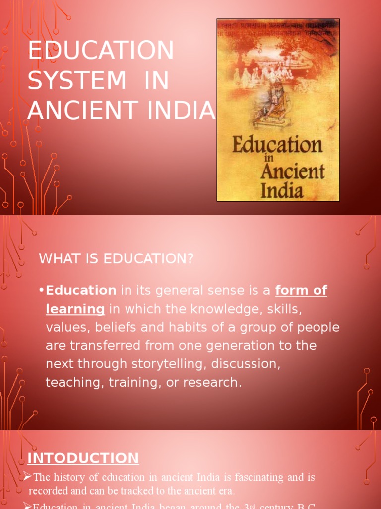 Ancient Education System in India | PDF | Vedas | Hindu Texts
