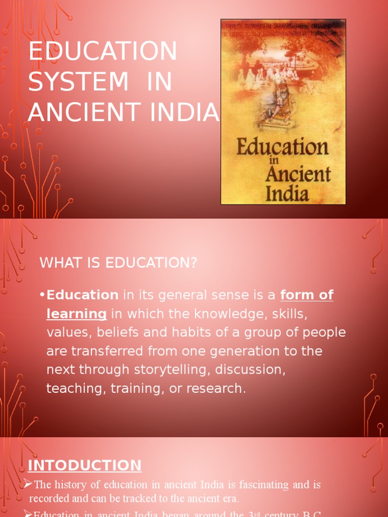 speech on ancient education system of india