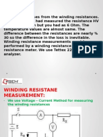 Winding Resistance Measurement