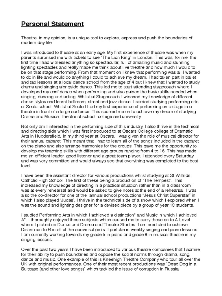 personal-statement-theatre-musical-theatre