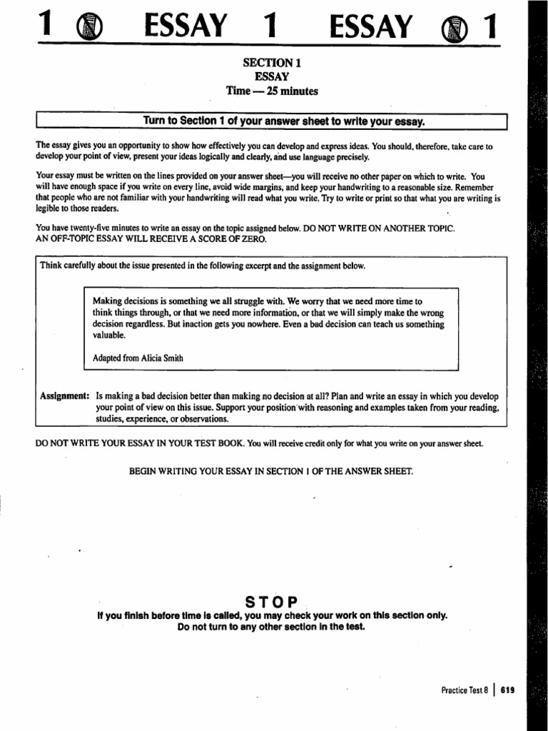 Test 8 SAT | PDF