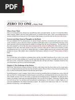 Download Zero to One Summary by akjhkjasdf SN291407573 doc pdf