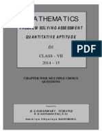 2032611082maths Psa Quantitative Aptitude For Class VII 2014-15 PDF