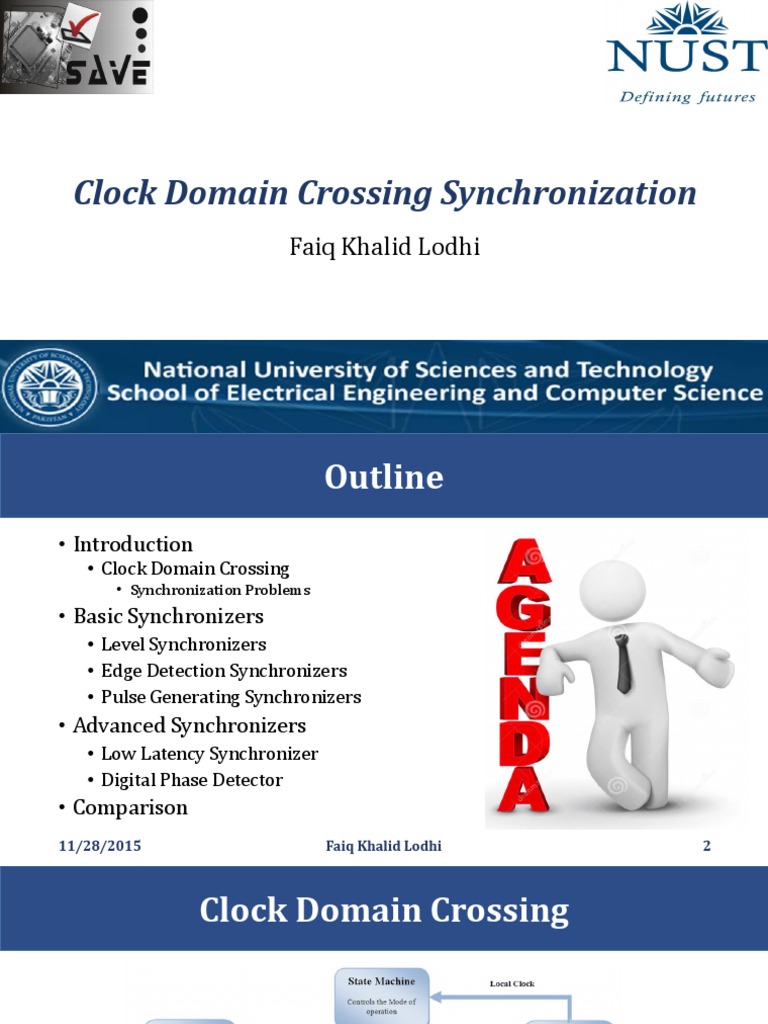 Clock Domain Crossing Synchronization Faiq Khalid Lodhi PDF
