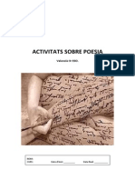 Antologia Poesia Activitats