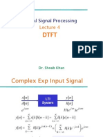 discrete Time Fourier transform finite Fourier series