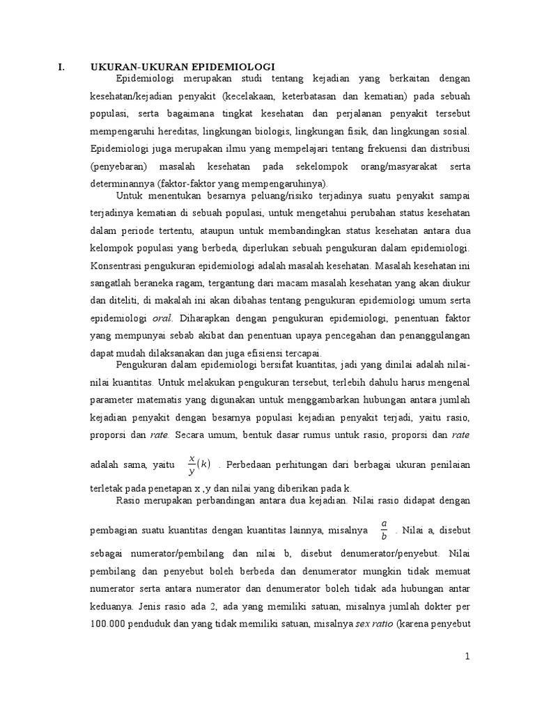 3 TUGAS Ukuran Ukuran Epidemiologi